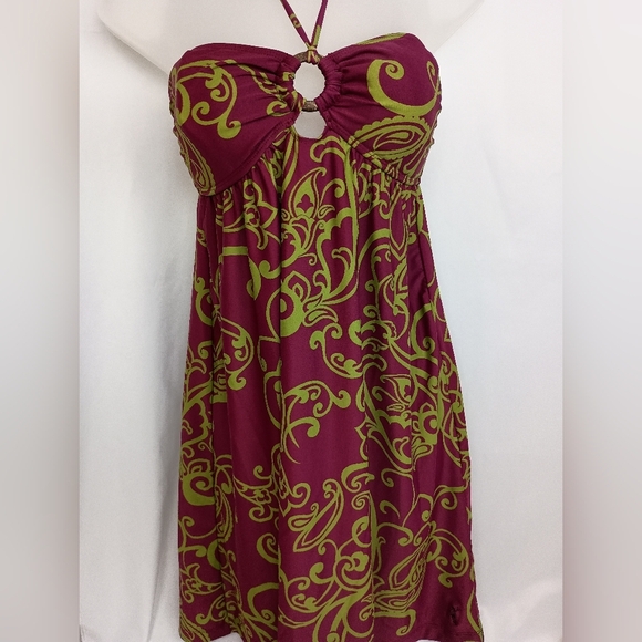2/$30 Elegant Barbiecore Summer Strapless Dress with Green Accents (#499) - Picture 1 of 10